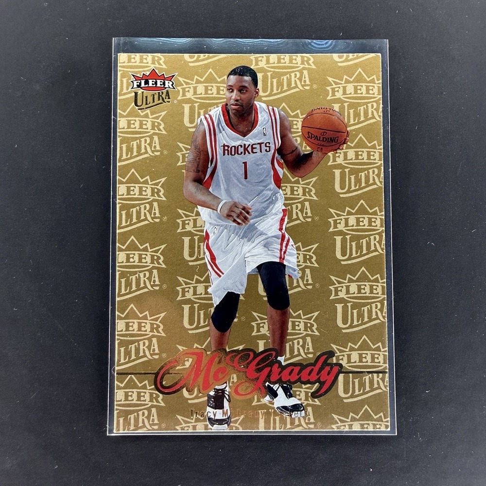 Tracy McGrady 2007 Fleer Ultra Gold Medallion #62 Rockets Insert‎
